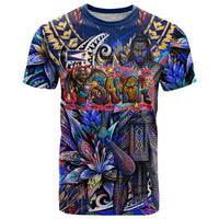 American Samoa Warrior T Shirt Polynesian Fruit Bat Talofa Urban Graffiti Street Art