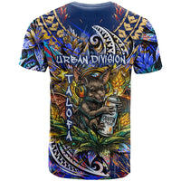 American Samoa Warrior T Shirt Polynesian Fruit Bat Talofa Urban Graffiti Street Art