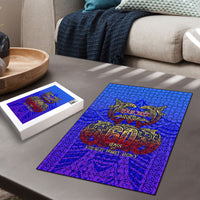 Personalized Polynesian 60th Birthday Puzzle Polynesian Tribal Art Vintage Ocean Pattern TS04 - Polynesian Pride