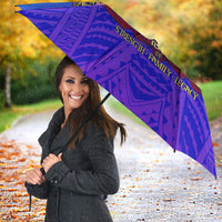Personalized Polynesian 60th Birthday Umbrella Polynesian Tribal Art Vintage Ocean Pattern TS04 - Polynesian Pride