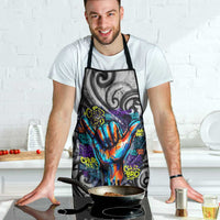 Chur Bro Shaka Sign Apron New Zealand Koru Colorful Graffiti Splash TS04 - Polynesian Pride