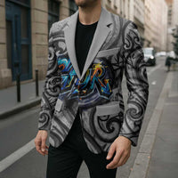 Chur Bro Shaka Sign Blazer New Zealand Koru Colorful Graffiti Splash TS04 - Polynesian Pride