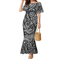 Chur Bro Shaka Sign Family Matching Mermaid Dress and Hawaiian Shirt New Zealand Koru Colorful Graffiti Splash