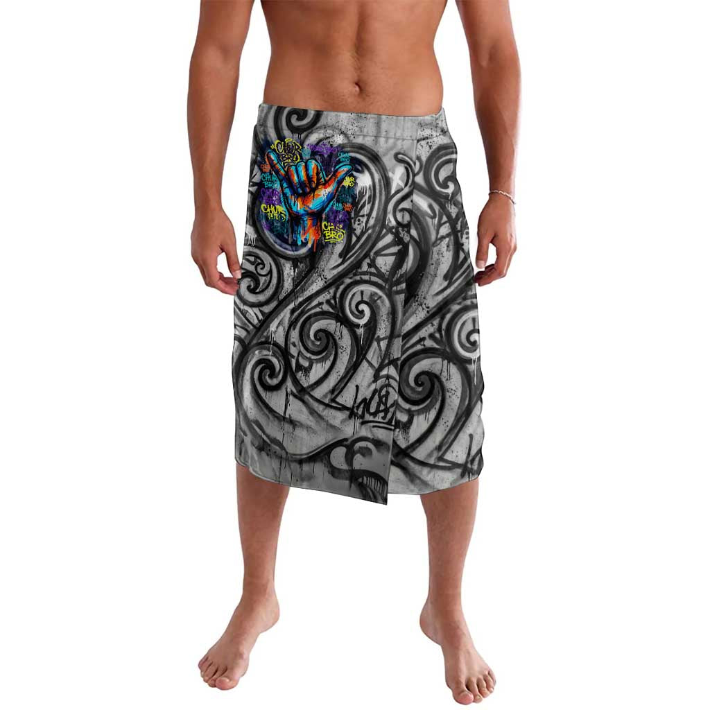 Chur Bro Shaka Sign Lavalava New Zealand Koru Colorful Graffiti Splash TS04 Multicolor - Polynesian Pride