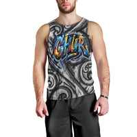 Chur Bro Shaka Sign Men Tank Top New Zealand Koru Colorful Graffiti Splash TS04 - Polynesian Pride
