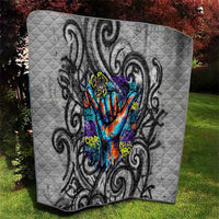 Chur Bro Shaka Sign Quilt New Zealand Koru Colorful Graffiti Splash TS04 - Polynesian Pride