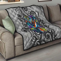 Chur Bro Shaka Sign Quilt New Zealand Koru Colorful Graffiti Splash TS04 - Polynesian Pride