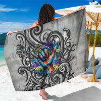Chur Bro Shaka Sign Sarong New Zealand Koru Colorful Graffiti Splash TS04 One Size 44 x 66 inches Multicolor - Polynesian Pride