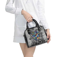 Chur Bro Shaka Sign Shoulder Handbag New Zealand Koru Colorful Graffiti Splash TS04 - Polynesian Pride