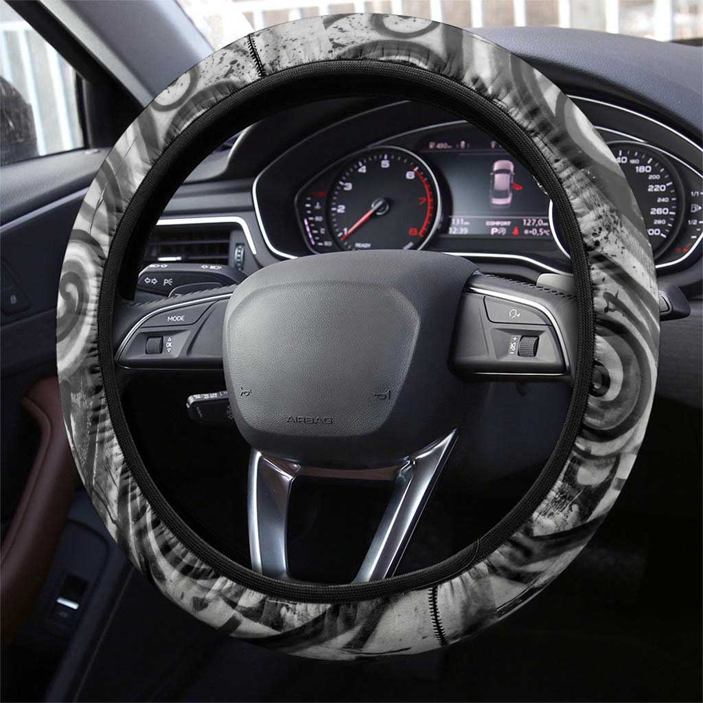 Chur Bro Shaka Sign Steering Wheel Cover New Zealand Koru Colorful Graffiti Splash TS04 - Polynesian Pride