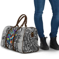 Chur Bro Shaka Sign Travel Bag New Zealand Koru Colorful Graffiti Splash