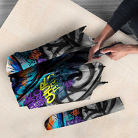 Chur Bro Shaka Sign Umbrella New Zealand Koru Colorful Graffiti Splash
