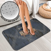 New Zealand She’ll Be Right Bathroom Set NZ Slang No. 8 Wire Map Pattern TS04 - Polynesian Pride