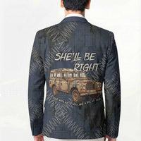 New Zealand She’ll Be Right Blazer NZ Slang No. 8 Wire Map Pattern TS04 - Polynesian Pride