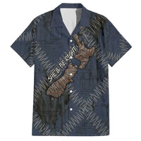 New Zealand She’ll Be Right Hawaiian Shirt NZ Slang No. 8 Wire Map Pattern