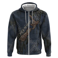 New Zealand She’ll Be Right Hoodie NZ Slang No. 8 Wire Map Pattern