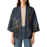 New Zealand She’ll Be Right Kimono NZ Slang No. 8 Wire Map Pattern TS04 - Polynesian Pride