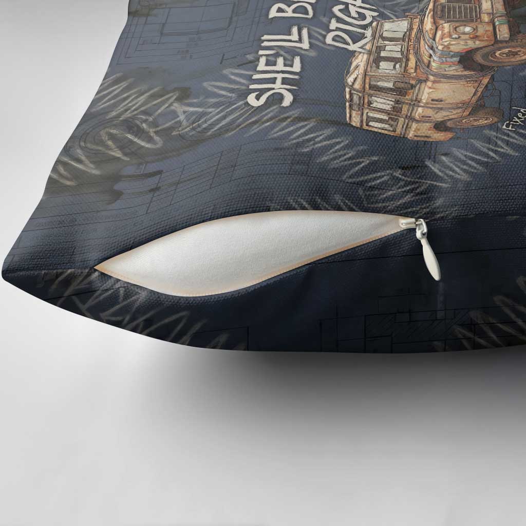 New Zealand She’ll Be Right Pillow Cover NZ Slang No. 8 Wire Map Pattern TS04 - Polynesian Pride