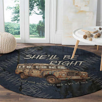 New Zealand She’ll Be Right Round Carpet NZ Slang No. 8 Wire Map Pattern
