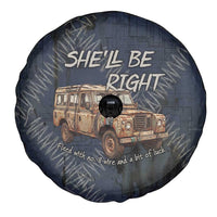 New Zealand She’ll Be Right Spare Tire Cover NZ Slang No. 8 Wire Map Pattern TS04 - Polynesian Pride