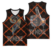 Tu Meke Maori New Zealand Slang Basketball Jersey with Glow Neon Step Style TS04 - Polynesian Pride
