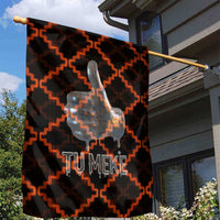Tu Meke Maori New Zealand Slang Garden Flag with Glow Neon Step Style TS04 - Polynesian Pride