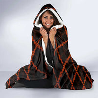 Tu Meke Maori New Zealand Slang Hooded Blanket with Glow Neon Step Style TS04 - Polynesian Pride