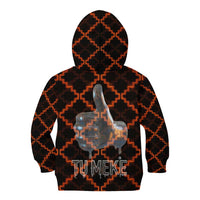 Tu Meke Maori New Zealand Slang Kid Hoodie with Glow Neon Step Style TS04 - Polynesian Pride