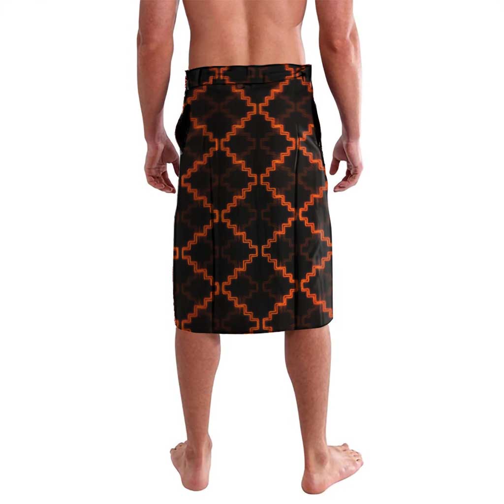 Tu Meke Maori New Zealand Slang Lavalava with Glow Neon Step Style TS04 - Polynesian Pride