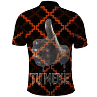Tu Meke Maori New Zealand Slang Polo Shirt with Glow Neon Step Style TS04 - Polynesian Pride