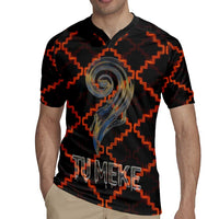 Tu Meke Maori New Zealand Slang Rugby Jersey with Glow Neon Step Style TS04 - Polynesian Pride
