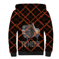 Tu Meke Maori New Zealand Slang Sherpa Hoodie with Glow Neon Step Style TS04 - Polynesian Pride