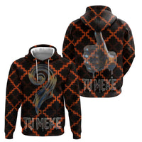 Tu Meke Maori New Zealand Slang Zip Hoodie with Glow Neon Step Style TS04 - Polynesian Pride