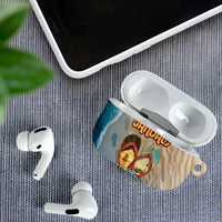 Kiwi Jandal Beach Life AirPods Case New Zealand Flip Flops Ocean Wave Surf Style TS04 - Polynesian Pride