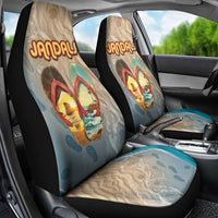 Kiwi Jandal Beach Life Car Seat Cover New Zealand Flip Flops Ocean Wave Surf Style TS04 - Polynesian Pride
