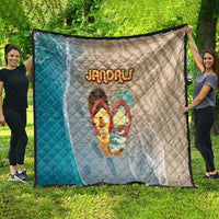 Kiwi Jandal Beach Life Quilt New Zealand Flip Flops Ocean Wave Surf Style TS04 - Polynesian Pride