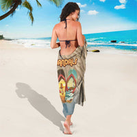 Kiwi Jandal Beach Life Sarong New Zealand Flip Flops Ocean Wave Surf Style TS04 - Polynesian Pride