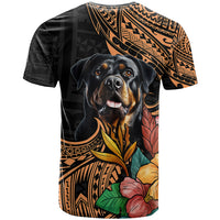 Polynesian Rottweiler T Shirt Polynesian Pattern And Rottweiler TS04 - Polynesian Pride