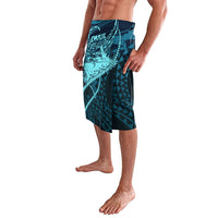 Chuuk Deep Into Truk Lagoon Lavalava Polynesian Tribal Pattern Wreck Diving Teal Ship Art