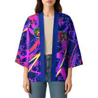 Chuuk Tropical Sunset Coordinates Kimono Neon Graffiti Polynesian Tribal