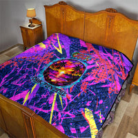 Chuuk Tropical Sunset Coordinates Quilt Neon Graffiti Polynesian Tribal