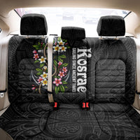 Kosrae Nautical Heritage Back Car Seat Cover Polynesian Tribal Anchor With Plumeria Tropical Art