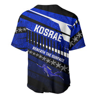 Kosrae Deep Sea Scuba Diving Baseball Jersey Blue Hole Beneath The Surface Coral Reef Graphic Art