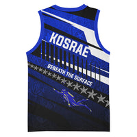 Kosrae Deep Sea Scuba Diving Basketball Jersey Blue Hole Beneath The Surface Coral Reef Graphic Art