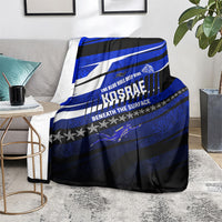 Kosrae Deep Sea Scuba Diving Blanket Blue Hole Beneath The Surface Coral Reef Graphic Art
