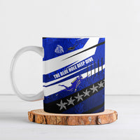 Kosrae Deep Sea Scuba Diving Ceramic Mug Blue Hole Beneath The Surface Coral Reef Graphic Art