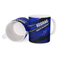Kosrae Deep Sea Scuba Diving Ceramic Mug Blue Hole Beneath The Surface Coral Reef Graphic Art