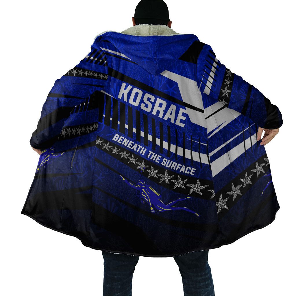 Kosrae Deep Sea Scuba Diving Cloak Blue Hole Beneath The Surface Coral Reef Graphic Art