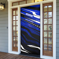 Kosrae Deep Sea Scuba Diving Door Cover Blue Hole Beneath The Surface Coral Reef Graphic Art