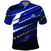 Kosrae Deep Sea Scuba Diving Polo Shirt Blue Hole Beneath The Surface Coral Reef Graphic Art
